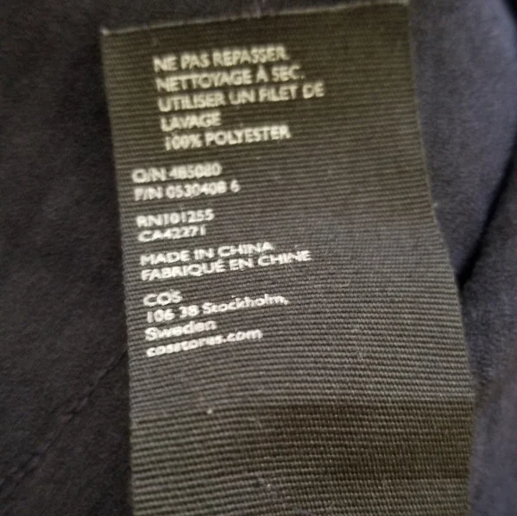 COS Navy Blue Sleeveless Maxi Dress - Picture 7 of 15